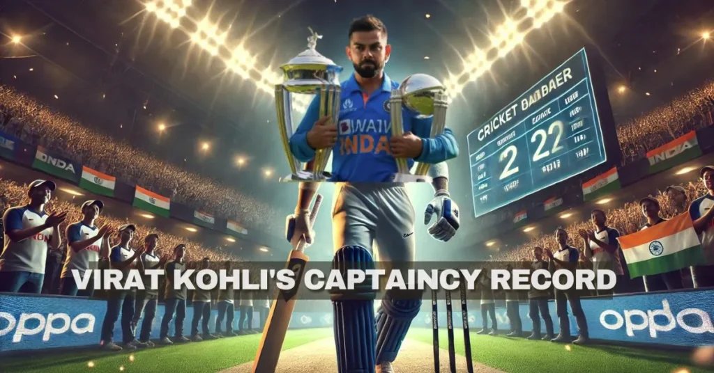 Virat Kohli's captaincy record