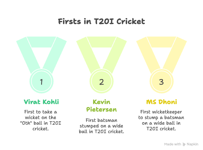 First Player to Take a Wicket on the 0th Ball