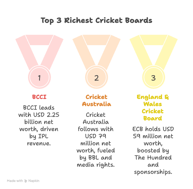 Which is the richest cricket board in the world?