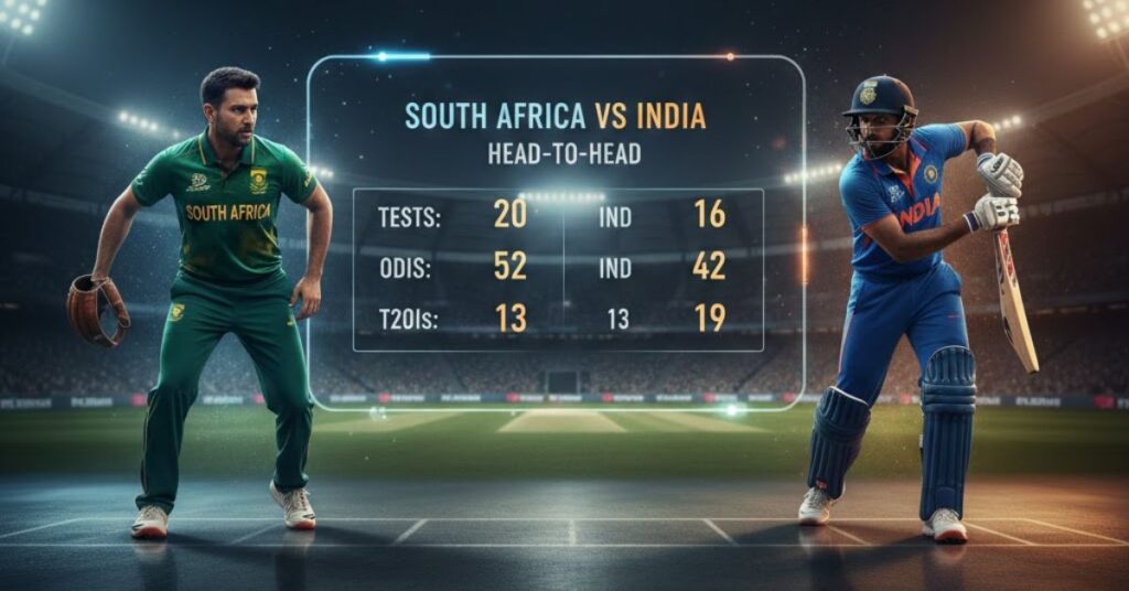 South Africa National Cricket Team Vs India National Cricket Team Stats